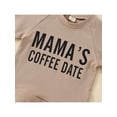 thumbnail image 6 of 2Pcs Toddlers Boys Outfit, Letter Print Sweatshirt + Long Pants Set, 6 of 10