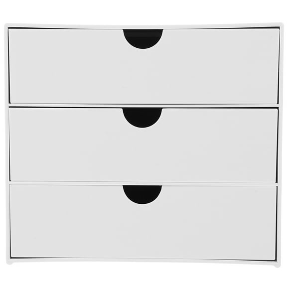 unbranded  Desktop Storage Box Stackable Drawers File Holder Office White