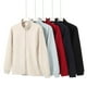 thumbnail image 3 of 380g Heavyweight Cotton Color Block Double Zipper Stand Collar Sweatshirt for Men and Women, 3 of 4