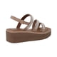 thumbnail image 3 of Sandalias NOMADAS Mujer Suela Alta Comodas Correa rosa 23, 3 of 4
