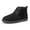BLACK, variant on Men's Winter Snow Boots FuzzyGo Rugged Suede Leather Cold Weather Warm Chelsea Outdoor Boots