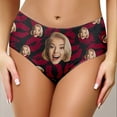 thumbnail image 1 of MKLEKYY Braguitas Cortas de Playa para Mujer, Moda para San Valentín, Diy, Estampadas, Sexys, de Tiro Bajo, 1 of 4
