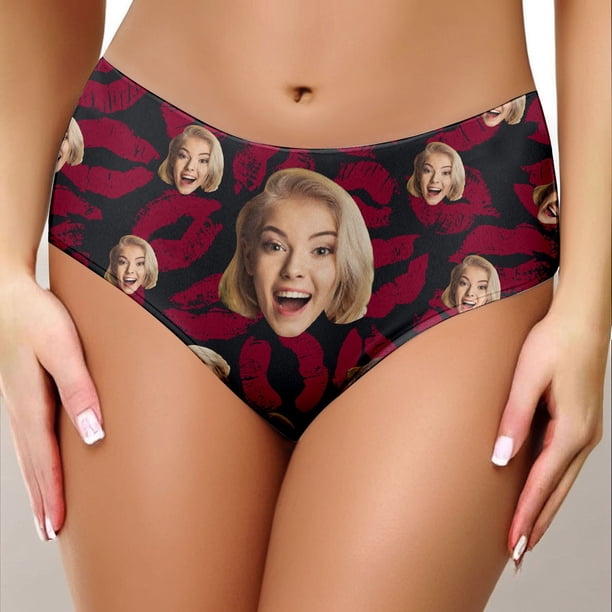 MKLEKYY Braguitas Cortas de Playa para Mujer, Moda para San Valentín, Diy, Estampadas, Sexys, de Tiro Bajo