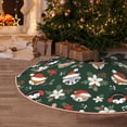 thumbnail image 5 of Lukts Festive Forest Friends Print Color Life Christmas Tree Skirt, Winter Holiday Tree Mat Decoration ,Can be Used as A Shawl-, 5 of 6