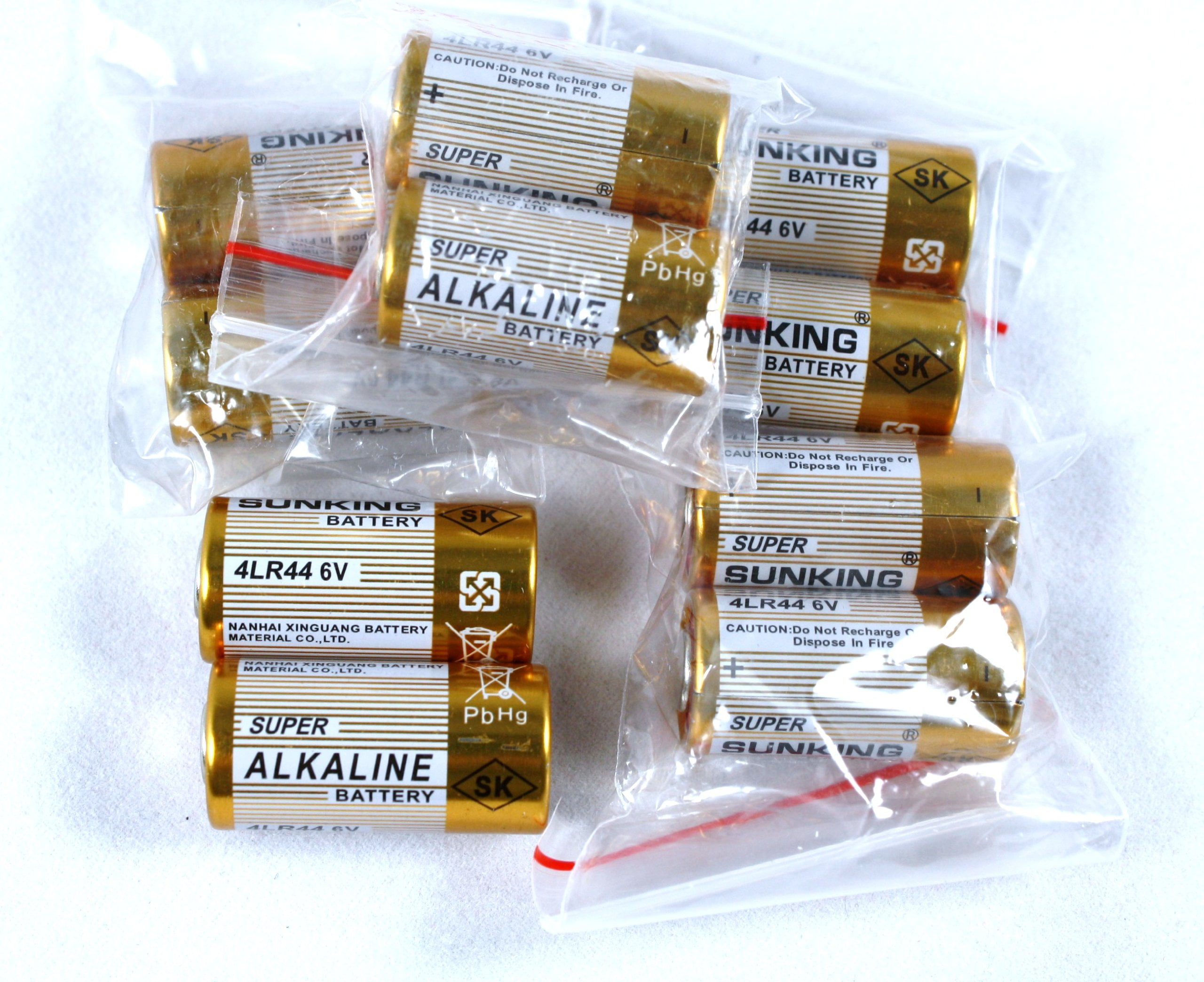 10 SUNKING 4LR44 6V Alkaline Batteries for Dog Shock/Training Collars