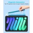 thumbnail image 6 of MoKo Stylus Pen for iPad 2018-2025,Fast Charging Pencil for iPad(A16) 11th-6th Gen with Power Display,Tilt Sensitivity for Apple iPad Air 7/6/5/4/3/M3/M2, Pro 13"/12.9"/11"/M4, Gradation Blue, 6 of 9