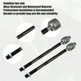 thumbnail image 4 of Unique Bargains 6 Pcs Front Outer Inner Tie Rod End Link with Bellows for Chevrolet Traverse 2009-2015 Black, 4 of 7