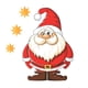 thumbnail image 5 of Kearding Adhesivo estático de Navidad, ventana de nevera, calcomanía de PVC para el hogar, oficina, tienda, decoración autoadhesiva, sombrero largo, Viejo sombrero largo 10piezas Kearding CBP165274, 5 of 6