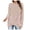 Khaki, variant on GigrtiJin Women's Long Sleeve Tunic Tops Fall Winter Casual Solid Color Crewneck T-Shirts Comfy Loose Top Tee Blouse