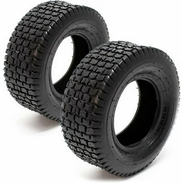 2X Riding Lawn Mower Tires 13x5.00 6 Tubeless Studded Tire Trolley Hand Truck Wheelbarrow Walmart