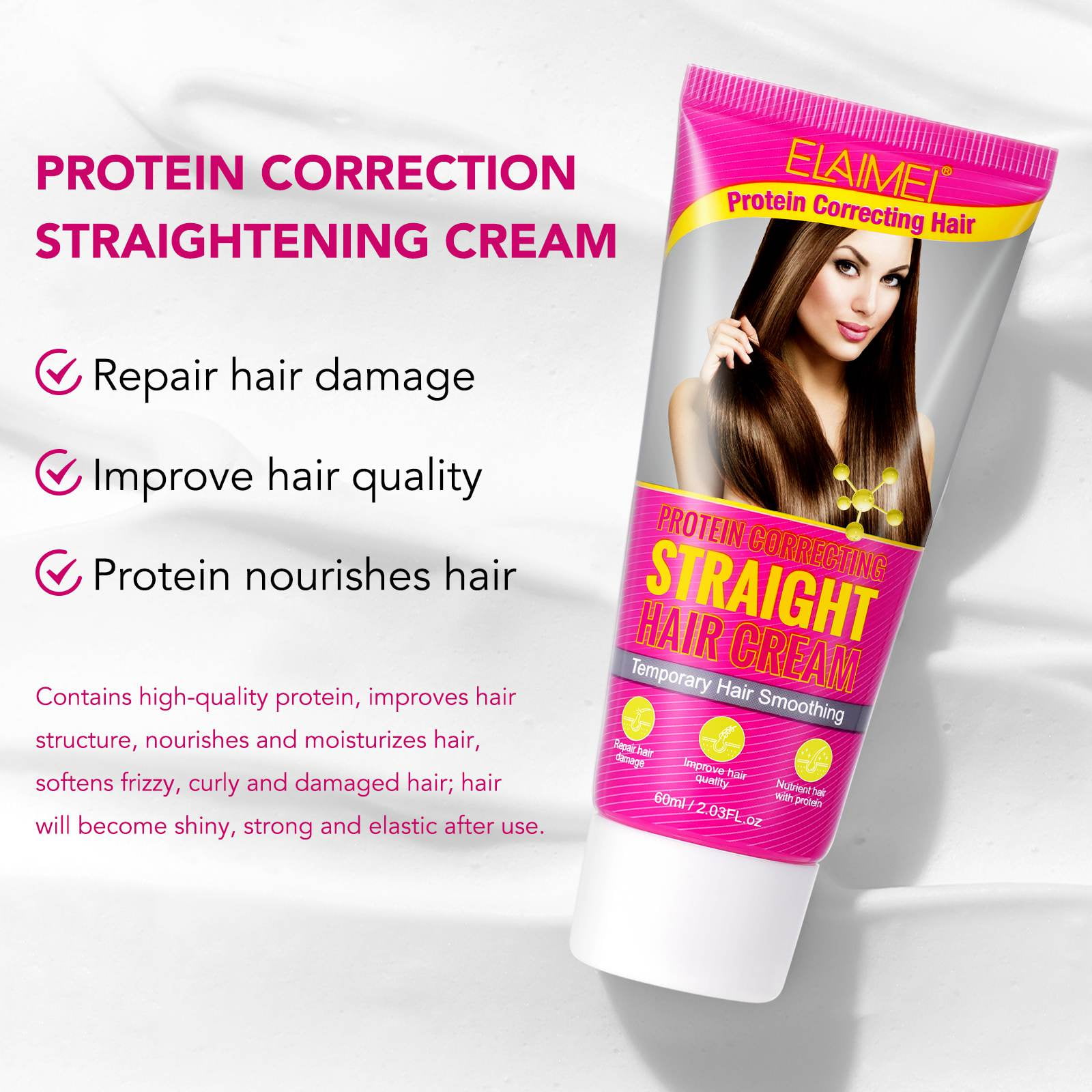 Temporary hair straightening cream discount