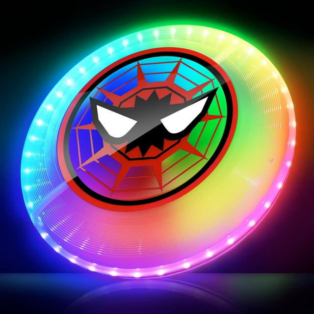 Disco volador LED Toy Punieayi de 27 cm, recargable, resistente al agua