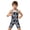 Black, variant on Kids One Piece Bodysuit Sports Gym Leotard Youth Wrestling Singlet Sleeveless Bodybuilding Jumpsuit Colorful 4