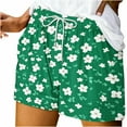 thumbnail image 2 of POROPL Women Shorts Under $10 Summer Elastic Waist Casual Shorts with Pockets Print Short, 2 of 5