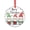 Pattern-1, variant on Glass Christmas Ornament Merry Christmas Squirrel with Christmas Tree Round Shaped Glass Ornament Winter Squirrel Bird Xmas Tree Decor for Kids Mom Dad Friends Loves