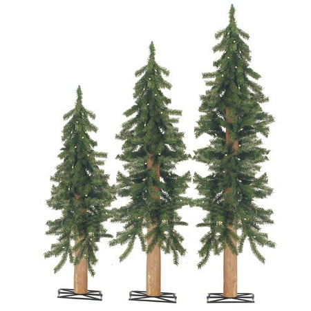 Sterling Inc 3 Piece Alpine Green Cedar Artificial Christmas Tree Set 110 Clear White Sterling Inc 3 Piece Alpine Green Cedar Artificial Christmas Tree Set 110 Clear White