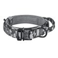 thumbnail image 1 of Military Tactical Dog Collar Nylon Adjustable Durable German Shepherd for Medium Large Outdoor Walking Training Pet Supplies ShopWise Round, 1 of 21