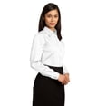 thumbnail image 4 of Red House Ladies Non Iron Pinpoint Oxford Shirt-2XL (White), 4 of 5