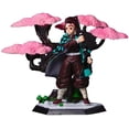 thumbnail image 2 of Cherry Blossom Scene (Kamado Tanjirou) Standing Posture Character Model 19CM Action Figures Adult Kids Figure Gift, 2 of 5