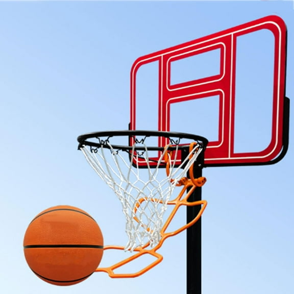 Basketball Return Attachment,Plastic Ball Return System for Basketball,Can Rotate 360 Degrees, Hoop Returner, Chute Basketball Shot Returner, for Indoor and Outdoor