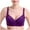 Purple, variant on Women Padded Sports Bra No Underwire Bra Feature V-Neck Nursing Bra Style W-419 Black 95