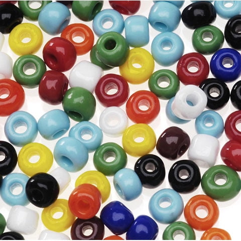 beads seed glass multi opaque assorted darice grams lb bag monkey origin 1019 making countryporch walmart larger