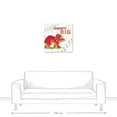 thumbnail image 3 of Creative Products Triceratops Dream Big 24x24 Canvas Wall Art, 3 of 5