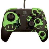 PDP REMATCH Wired Controller: 1-Up Glow in the Dark For Nintendo Switch, Nintendo Switch - OLED Model