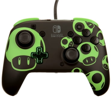 PDP REMATCH Wired Controller: 1-Up Glow in the Dark For Nintendo Switch, Nintendo Switch - OLED Model