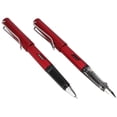 thumbnail image 3 of FloreceBien 2 Piezas Pluma Estilográfica Pluma de Tinta de Caligrafía de Acero Inoxidable Papelería Escolar para EstudiantesRojo, 3 of 8