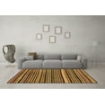 thumbnail image 3 of Ahgly Company Indoor Rectangle Abstract Brown Modern Area Rugs, 2' x 5', 3 of 4