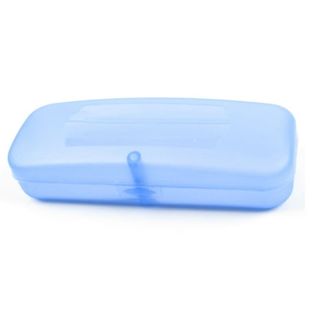 closure eyewear eyeglasses magnetic clear plastic case box travel