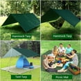 thumbnail image 5 of Eyotto 10ft *10ft Outdoor Camping Canopy, Waterproof Fly Tent Tarp, Easy Set up Portable Canopy with Storage Bag, 10x10 Tarp for Camping Picnic, 5 of 7