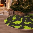 thumbnail image 5 of Sikiie Cute Cartoon Dinosaurs Nativity Christmas Tree Skirt, Jesus Christian Winter Holiday Tree Mat Decoration(30-48IN)36", 5 of 6