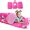Rose Butterfly, variant on Lightweight Nap Mat with Pillow, Foldable Portable Sleeping Mat with Cooling Minky Dot Fabric, Breathable Nap Pad with Name Tag for Preschool, Daycare, Travel and Home