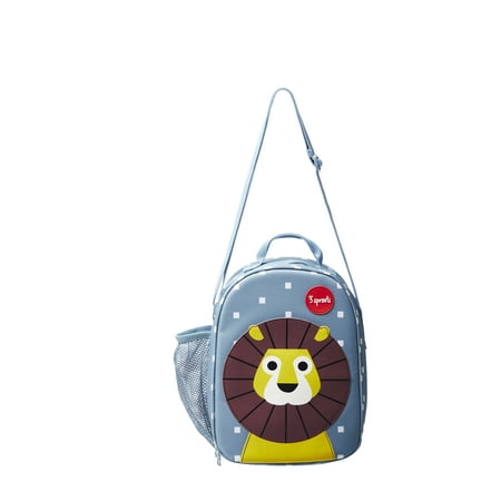 3 Sprouts Insulated Lunch Bag For Kids Reusable Tote With Shoulder Strap Handle And Pockets Lion Walmart Canada