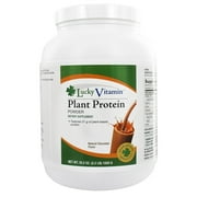 LuckyVitamin - Plant Protein Powder Natural Chocolate Flavor - 2.2 lbs.