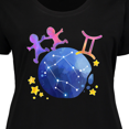 thumbnail image 4 of Inktastic Gemini Constellation Zodiac Sign Illustration Women's Plus Size T-Shirt, 4 of 5
