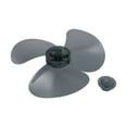 thumbnail image 1 of 12\" Plastic Fan Blade 3 Leaves for Standing Pedestal Floor Wall / Table Fanner, 1 of 9