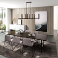 thumbnail image 3 of Livex Lighting Alpine Linear Chandelier in Bronze, 3 of 14