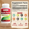 thumbnail image 2 of Suplemento Best Naturals Pectina de Manzana 700 mg 120 Cápsulas x 3, 2 of 7