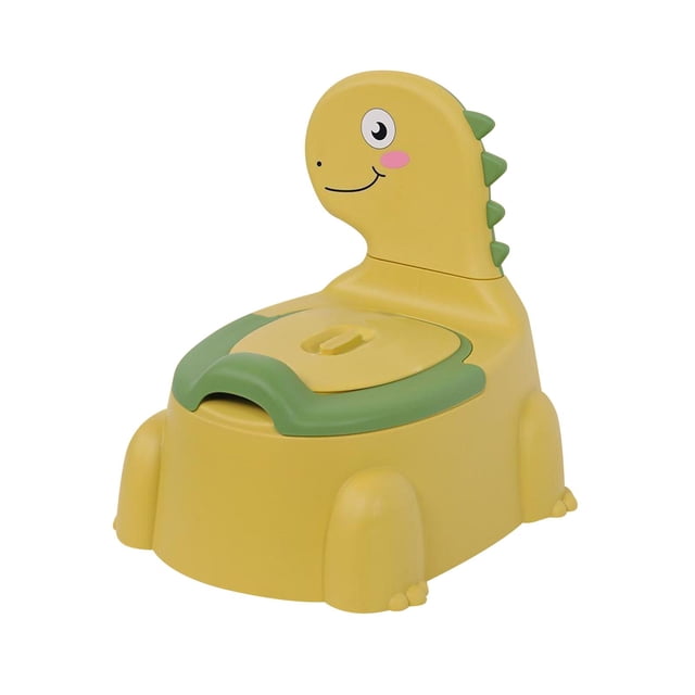 Adorables asientos de entrenamiento para ir al baño para niños, antideslizantes con asa, entrenador de asiento de inodoro para niños y niñas, regalos Amarillo