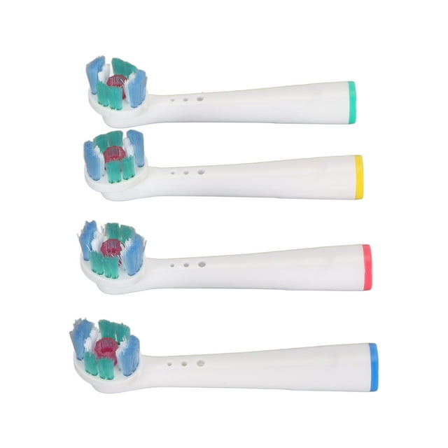 Cabezales De Cepillo De Dientes Eléctricos, Cabezales De Repuesto De Cepillo De Dientes Limpieza Efectiva Ergonómica 4 Piezas Tipo De Blanqueamiento 3D Para Oral B P2000