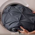 thumbnail image 3 of U by Bedsure Queen Comforter Set Black, Bed in a Bag Queen Size Bedding, 7 Pieces Pinch Pleat All Season Comforter with Sheets, Pillowcases & Shams, 3 of 9
