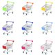 thumbnail image 2 of Mini carrito de compras 1:48, carritos de mano de supermercado de simulación, juguete de juego de simulación, cesta de almacenamiento de escritorio para habitación de niños, juguete de simulación qym unisex, 2 of 2
