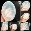 Adv-one 6Pcs Clear Silicone Jewelry Molds/DIY Resin Casting Molds/Jewelry Making Necklace Pendant Ring Pendant Casting Mould Craft Kits