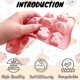 thumbnail image 3 of 1pc Animal Chocolate Molds - Pig, Giraffe, Panda, Sheep, Elephant - 15 Cavity Animal Shape Ice Cube, Chocolate, Jelly, Pudding Silicone Molds., 3 of 4