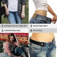 thumbnail image 5 of FZFLZDH Buckle Free Adjustable Women Belt, No Buckle Invisible Elastic Belt for Jeans Pants Black, 5 of 5