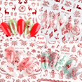 thumbnail image 3 of Christmas Nail Sticker DIY Fashion Snowflake Nail Decal Adhesive Nail Decal, 3 of 10