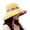 Yellow, variant on ZHENHONG Bucket Hats for Women Wide Brim Double Sided Floppy Hat Foldable Ethnic Wind Travel Sunscreen Sun Beach Hat Beige